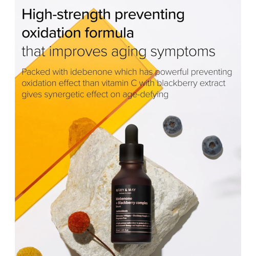 Mary & May - Anti-Aging-Gesichtsserum Idebenone + Blackberry Complex