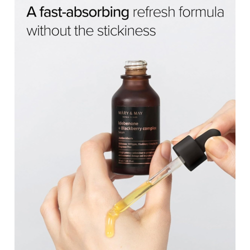 Mary & May - Anti-Aging-Gesichtsserum Idebenone + Blackberry Complex