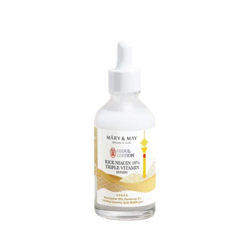 Mary & May - Aufhellendes Gesichtsserum Rice niacin 10% Triple Vitamin Serum