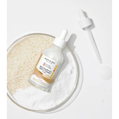Mary & May - Aufhellendes Gesichtsserum Rice niacin 10% Triple Vitamin Serum