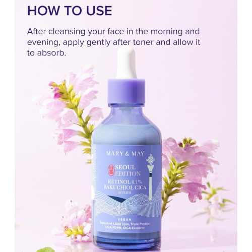 Mary & May – Gesichtsserum Retinol 0.1% Bakuchiol CICA