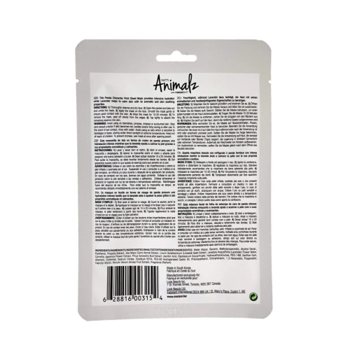 masque BAR - Gesichtsmaske Pretty Animalz - Panda