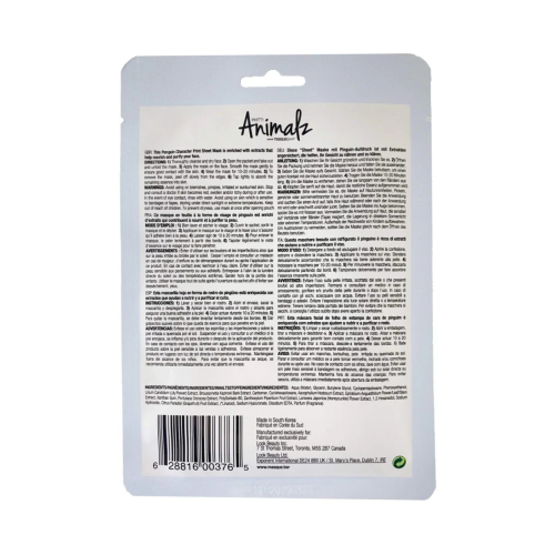 masque BAR - Gesichtsmaske Pretty Animalz - Penguin