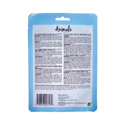 masque BAR - Gesichtsmaske Pretty Animalz - Shark