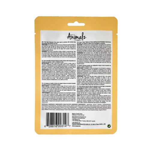 masque BAR - Gesichtsmaske Pretty Animalz - Tiger