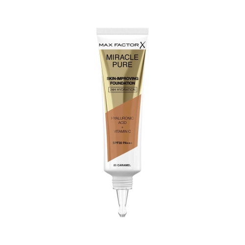 Max Factor – 24-Stunden-Feuchtigkeits-Make-up-Basis SPF30 Miracle Pure - 85: Caramel