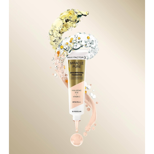 Max Factor – 24-Stunden-Feuchtigkeits-Make-up-Basis SPF30 Miracle Pure - 85: Caramel