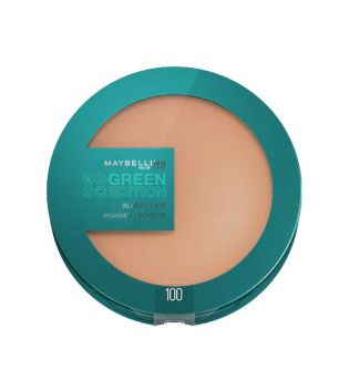Maybelline - *Green Edition* - Kompaktpuder Blurry Skin - 100