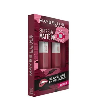 Maybelline – Flüssig-Lippenstift-Set SuperStay Matte Ink - 15: Lover
