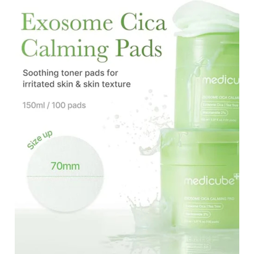 Medicube - *Cica* - Beruhigende Pads mit Niacinamid und Hyaluronsäure - 100 Stück