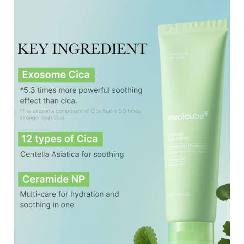 Medicube - *Cica* - Reparierende Gesichtscreme Exosome Cica Cream