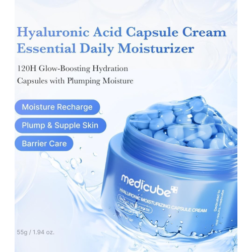 Medicube - Feuchtigkeitsspendende Gesichtscreme Hyaluronic Moisturizing Capsule Cream