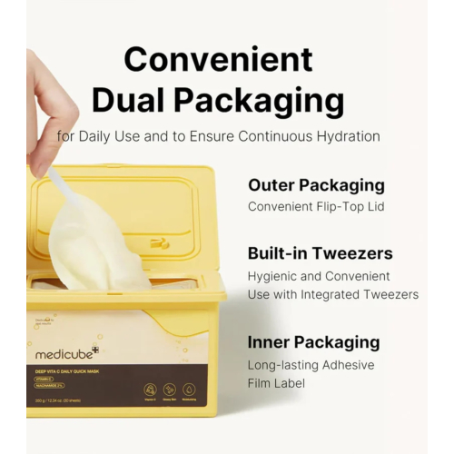 Medicube - *Deep Vita C* - Zellulosemaske mit Vitamin C Daily Quick - 30ud