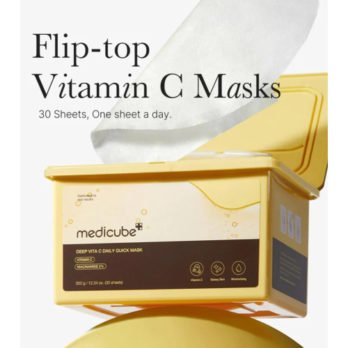 Medicube - *Deep Vita C* - Zellulosemaske mit Vitamin C Daily Quick - 30ud
