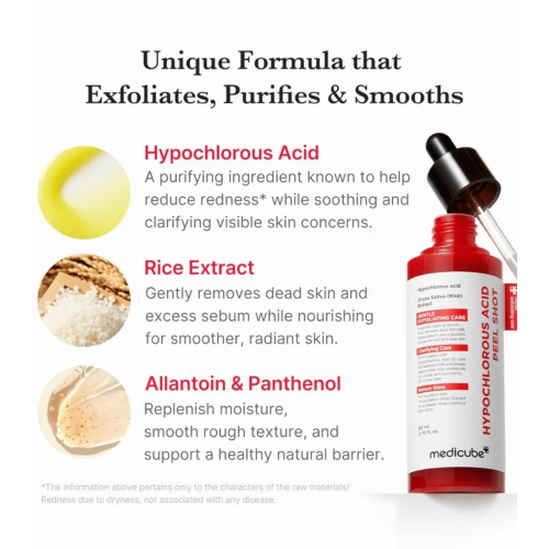 Medicube - Gesichtspeeling Hypochlorous Acid Peel Shot
