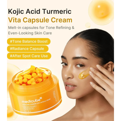 Medicube - *Kojic Acid* - Aufhellende Gesichtscreme Vita Capsule Cream