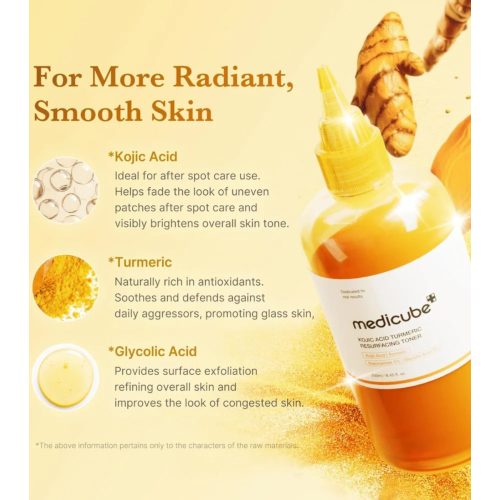 Medicube - *Kojic Acid* - Exfoliating Facial Toner