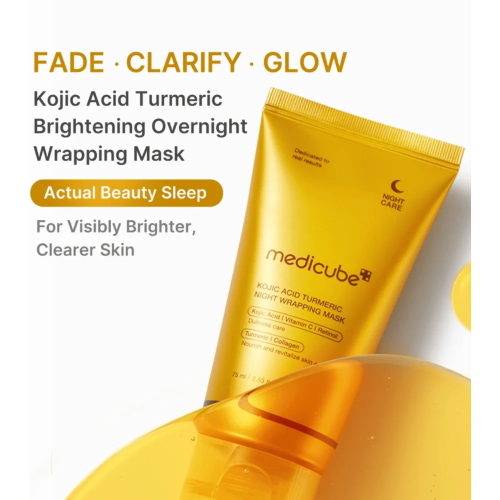 Medicube - Aufhellende Nachtgesichtsmaske Kojic Acid Turmeric