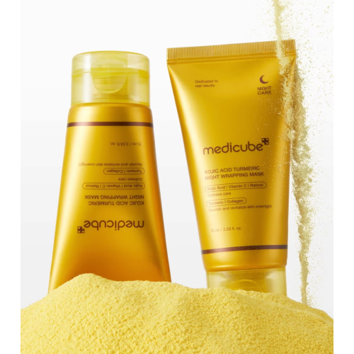 Medicube - Aufhellende Nachtgesichtsmaske Kojic Acid Turmeric