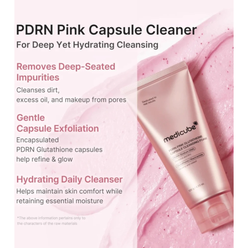 Medicube - *PDRN Pink* - Gesichtsreiniger Glutathione Capsule Foam