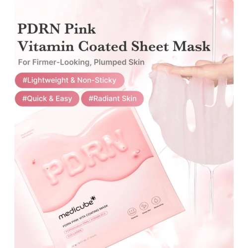 Medicube - *PDRN Pink* - Maske PDRN Pink Vita Coating