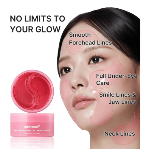 Medicube - *PDRN Pink* - Augenbereich-Patches Caffeine Collagen