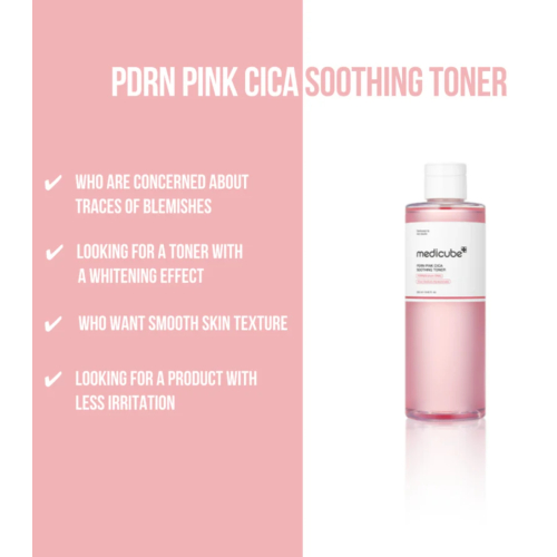 Medicube - *PDRN Pink* - Feuchtigkeitsspendender Toner mit PDRN und Peptiden
