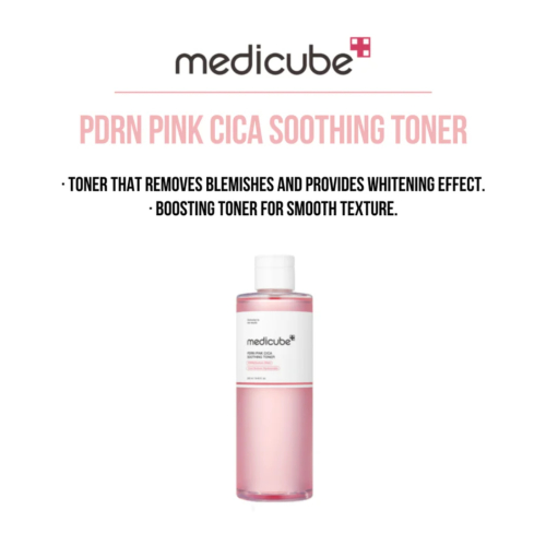 Medicube - *PDRN Pink* - Feuchtigkeitsspendender Toner mit PDRN und Peptiden