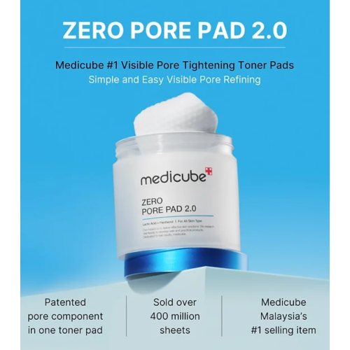 Medicube - *Zero Pore* - Peeling-Pads mit AHA+BHA - 70 Stück