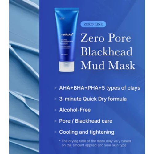 Medicube - *Zero Pore* - Maske mit AHA, BHA und PHA Blackhead Mud Mask