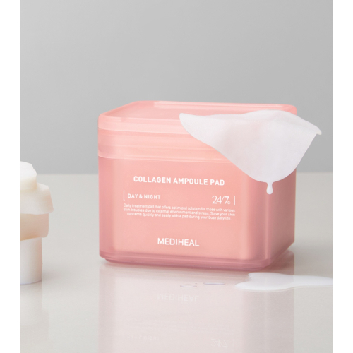 Mediheal – Gesichtswasser mit Kollagenformat pads