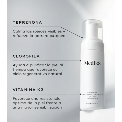 Medik8 - *Calmwise* - Chlorophyll-Reinigungsschaum Calmwise Soothing Cleanser