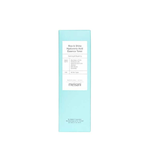 Meisani - Beruhigendes & reparierendes Gesichtswasser Rice & Shine Hyaluronic Acid