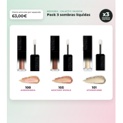 Mesauda - Pack mit 3 flüssigen Lidschatten Galactic Shadow - 108: Andromeda + 105: Another World + 101: Atmosphere