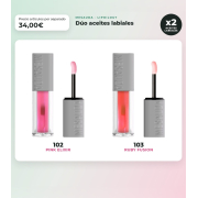 Mesauda - Duo-Pack Lippenöl Lipoilogy - 102: Pink Elixir + 103: Ruby Fusion