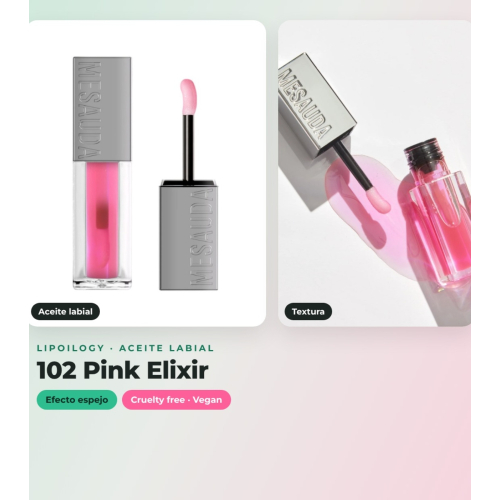 Mesauda - Duo-Pack Lippenöl Lipoilogy - 102: Pink Elixir + 103: Ruby Fusion