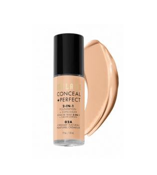 Milani - Foundation Conceal+Perfect 2-in-1 - 02A: Creamy Natural