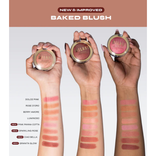 Milani - Rouge Baked Blush  - 02 Rose D`Oro