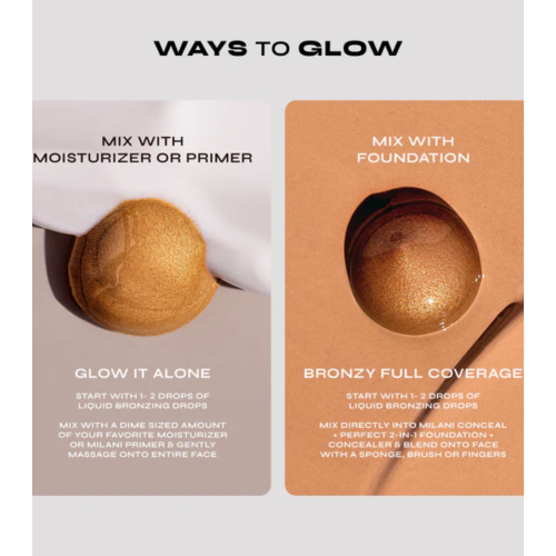 Milani - *Conceal + Perfect* - Bräunungstropfen Sun Kissed - 110: Light