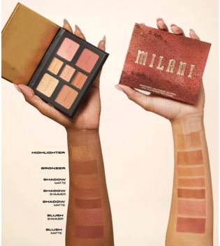 Milani - Gesichts- und Augenpalette All-Inclusive - Medium to Deep