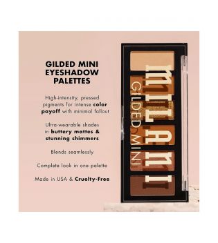Milani – Lidschatten-Palette Gilded Mini - 110: Whiskey Business