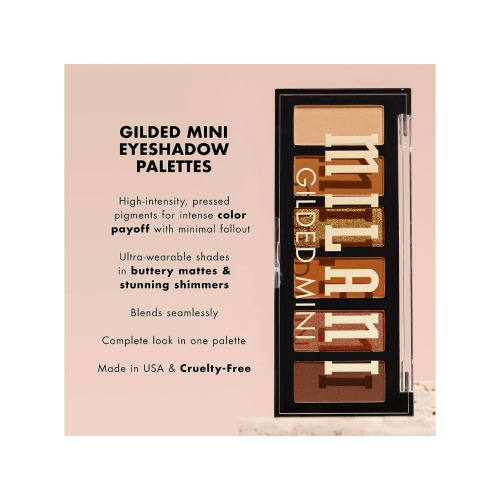 Milani – Lidschatten-Palette Gilded Mini - 110: Whiskey Business