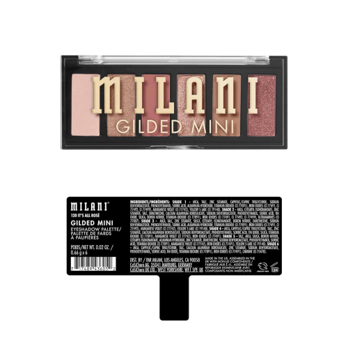 Milani – Lidschatten-Palette Gilded Mini - 120: It's All Rose