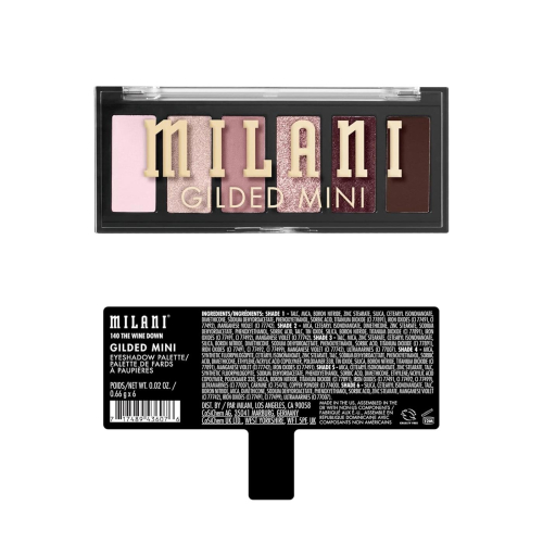 Milani – Lidschatten-Palette Gilded Mini - 140: The Wine Down