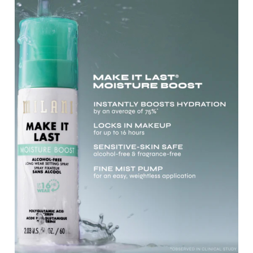 Milani - Makeup Setting Spray - 110: Make it Last Moisture Boost