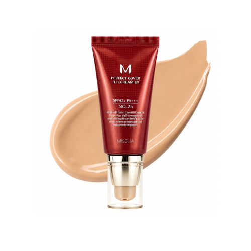 Missha - Perfect Cover BB Cream Ex LSF 42 (50ml) - 25: Warm Beige