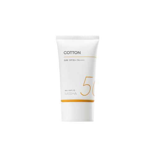 Missha – Gesichtssonnenschutz mit Matteffekt SPF50+ PA++++ Cotton – Fettige Haut