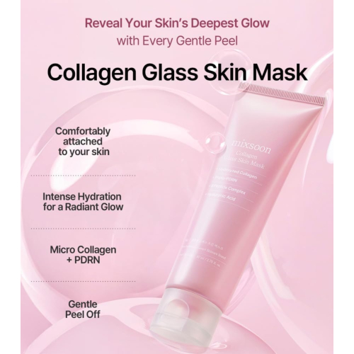 Mixsoon - *Collagen* - Aufhellende Gesichtsmaske Collagen Glass