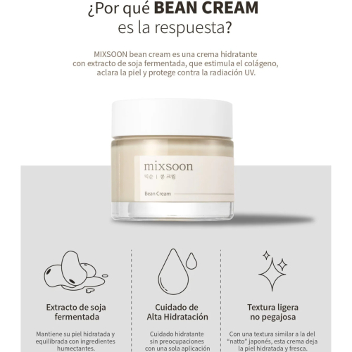 Mixsoon - Feuchtigkeitsspendende Gesichtscreme Bean cream