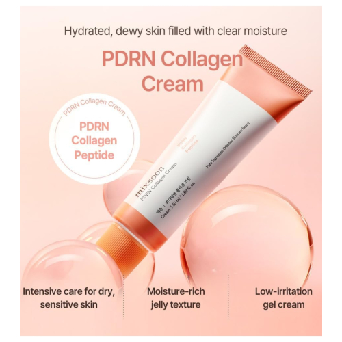 Mixsoon - Feuchtigkeitsspendende Gesichtscreme PDRN Collagen